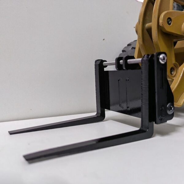 Metal Forklift Bucket Modified Pallet Fork For Huina 583 Loader Model Accessory - Image 8