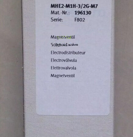 NEW FESTO MHE2-M1H-3/2G-M7 196130 Solenoid Valve