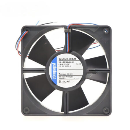 New Ebm-papst 4314/19 DC 24V 4.6W 190mA 120*120*32MM Cabinet Axial Cooling Fan