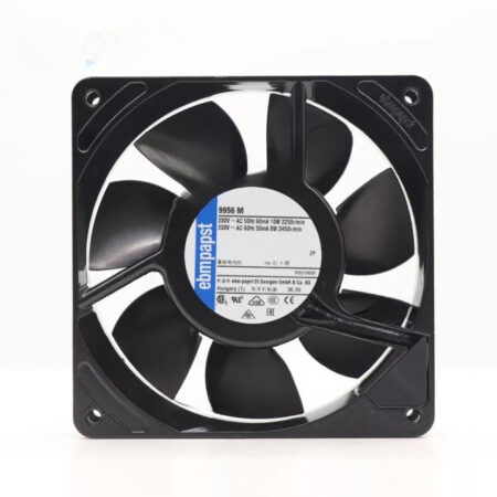 New Ebmpapst 9956M AC 230V 10/8W 60/50mA 120*120*25mm Silent Cooling Axial Fan