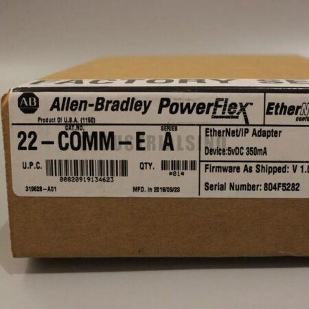 New Factory Sealed AB 22-COMM-E SER A PowerFlex Ethernet/IP Comm Adapter US
