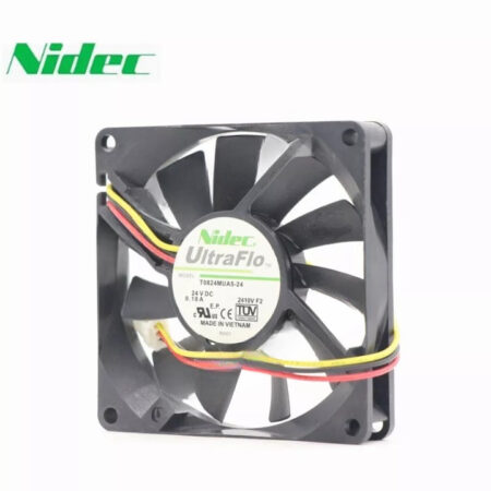 Nidec T0824MUA5-24 Axial Fan DC 24V 0.18A 80X80X15MM 3-Pin Cooling Fan