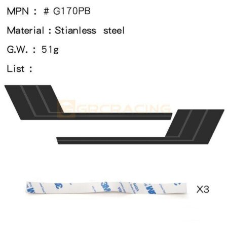 RC Car T4 Side Trim P Stainless Steel Sheet Remote Control Model Car Shell