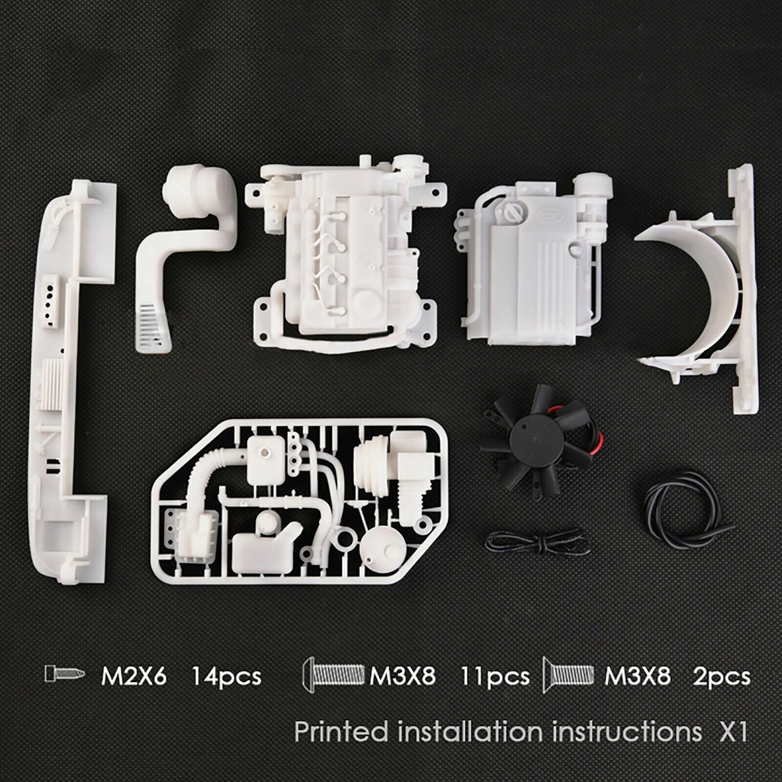 Simulation Engine Decoration DIY Kits for TRX4 Land Rover Defender Upgrade Parts - Image 3