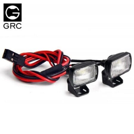 Square Led Lights Spotlight Searchlight Taillight for 1/10 RC Car 15mm