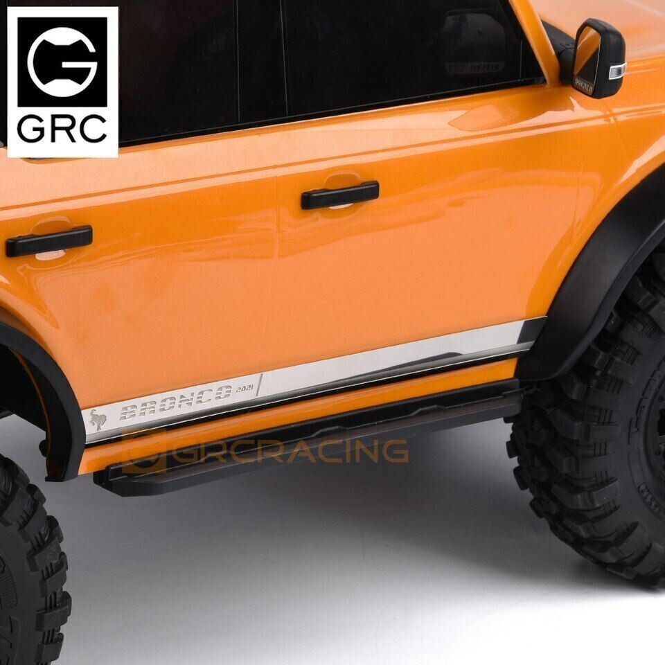 Traxxas Trx4 92076-4 Bronco Metal Stainless Steel Side Skirt Decorative - Image 9