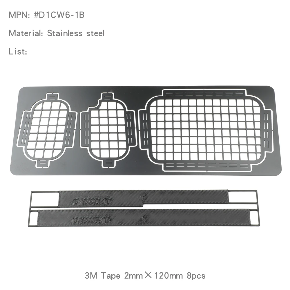 Side/Tail Window Guard Mesh Protection Net for TRX4 Defender RD110 RD90 - Image 4