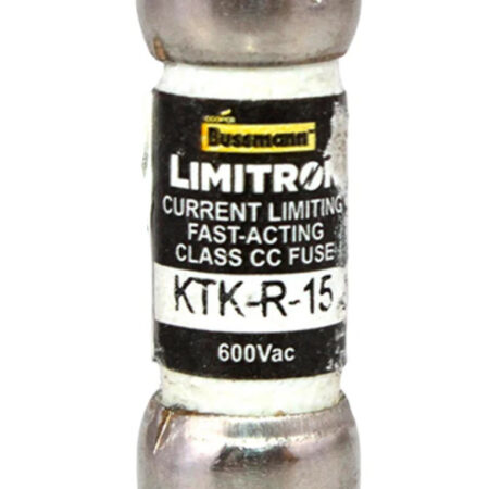 10PCS BUSSMANN KTK-R-15 (15 AMP) 600Vac Fast-Acting Fuse