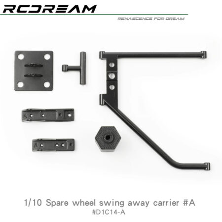 1/10 Spare Wheel Swing Away Carrier for RD110 RD90 RC4WD D90 Crawler Upgrade