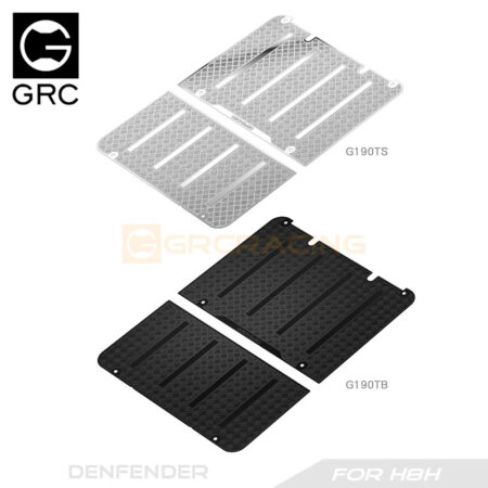 1/8 Base Mount Skid Chequered Plate for MJX Defender H8H Roof Rack Upgrade