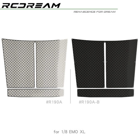 1/8 Hood Bonnet Protective Sheets Antiskid Chequered Plates for Crossrc EMO X...