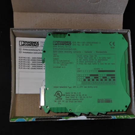 1PC NEW Phoenix Contact H5-I-SC-24DC/500AC-2 Electronic Motor Starter 2900574