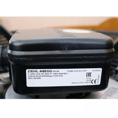 1PC NEW ZIEHL-ABEGG FN080-SDQ.6N.V7P5 400V Air-Conditioner Room Cooling Fan