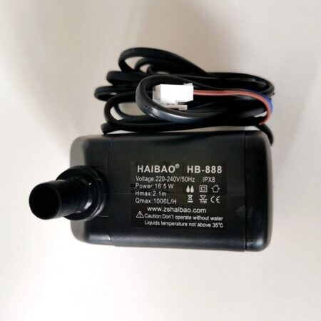 1PCS NEW HAIBAO HB-888 220V 16.5W Cooling Fan Ice Maker Water Pump 1000L/h16.5W