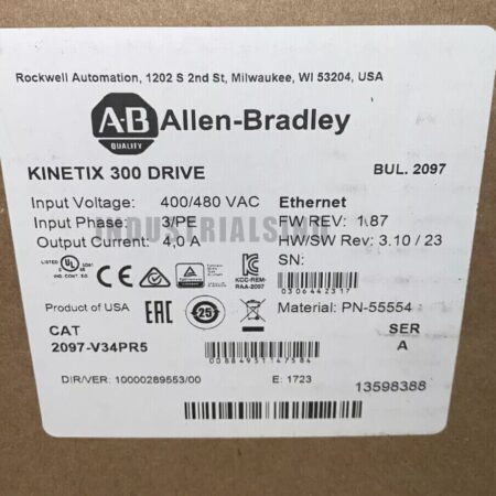 1pc New For 2097-V34PR5 ALLEN BRADLEY Servo Driver