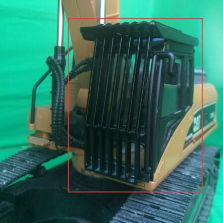 Cab Protective Net Full Metal Driving Cab Cover for Huina 550/580 RC Excavator