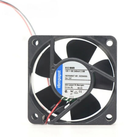 Ebmpapst Fan 612NHHR Axial Fan 60*60*25mm DC12V 2.9W High Air Volume Case Fan