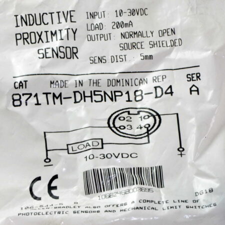 FOR 871TM-DH5NP18-D4 Proximity Switch Sensor