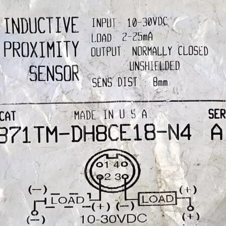 FOR 871TM-DH8CE18-N4 Inductive Proximity Sensor