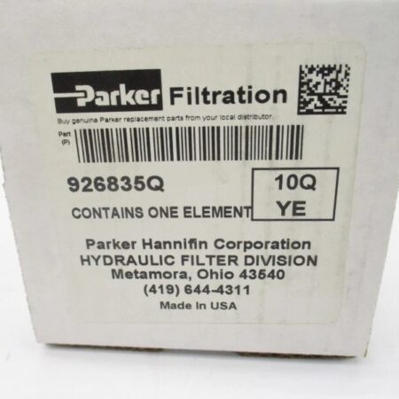FOR 926835Q PARKER FILTER Hydraulic Filtration Element 926835-Q