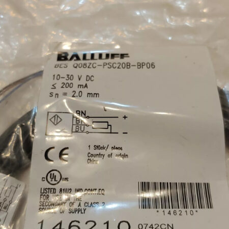 FOR BES Q08ZC-PSC20B-BP06 Inductive Proximity Switch Sensor