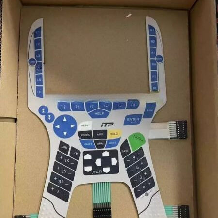 FOR COMAU CR17911080 New Membrane Keypad Robot Teach Pendant Button Film