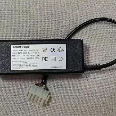 FOR HK-E518-A075/120 Universal Power Adapter 5-Pin Plug