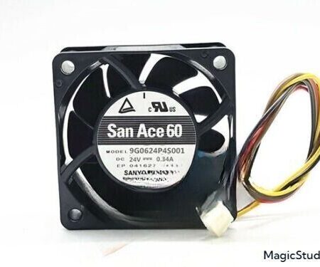 For SANYO 6CM 9G0624P4S001 24V 0.34A 4-wire fan