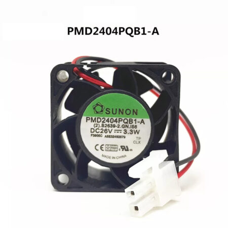 For SUNON PMD2404PQB1-A Fan DC 26V 3.3W 40*40*28mm 2Pin 4CM Inverter Cooling Fan
