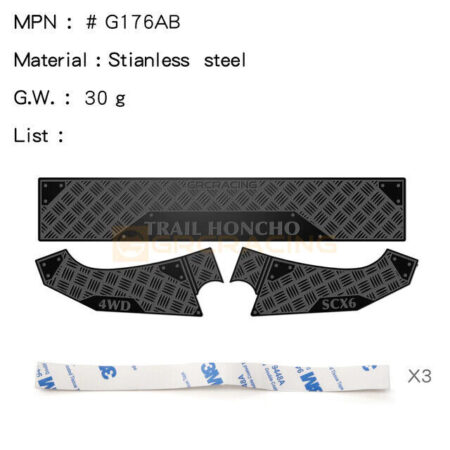 GRC SCX6 Front Bumper Trim Axila Trail Remote Control Model Car Metal Protection