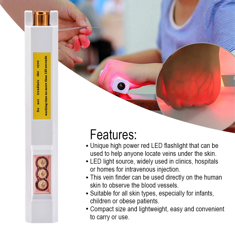 Infrared Handheld Vein Finder Viewer Transilluminator Detector For Adult & Baby - Image 4