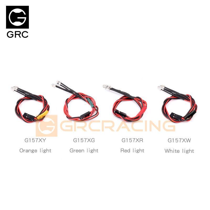 LED Light Hat Lamp 1Pair 5 Colors 5mm 3-7.4V for RC Crawler Traxxas TRX4 Axial S - Image 3
