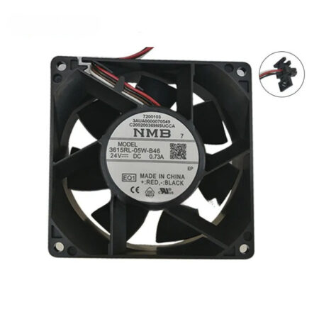 NMB Fan 3615RL-05W-B46 DC 24V 0.73A 92*92*38MM Cooling Fan Inverter Fan ACS880