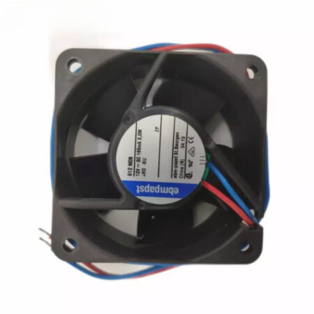 New EBMPAPST 612NGN Axial Fan DC 12V 2.0W 165mA 60*60*25MM 2-Wires Cooling Fan