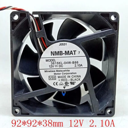 New NMB 3615KL-04W-B86 Fan DC 12V 2.1A 90*90*38mm Dell Server / Case Cooling Fan