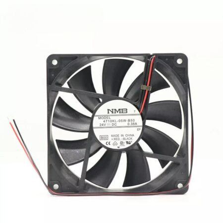 New NMB-MAT 4710KL-05W-B50 DC 24V 0.38A 120*120*25mm 2-Wire Inverter Cooling Fan