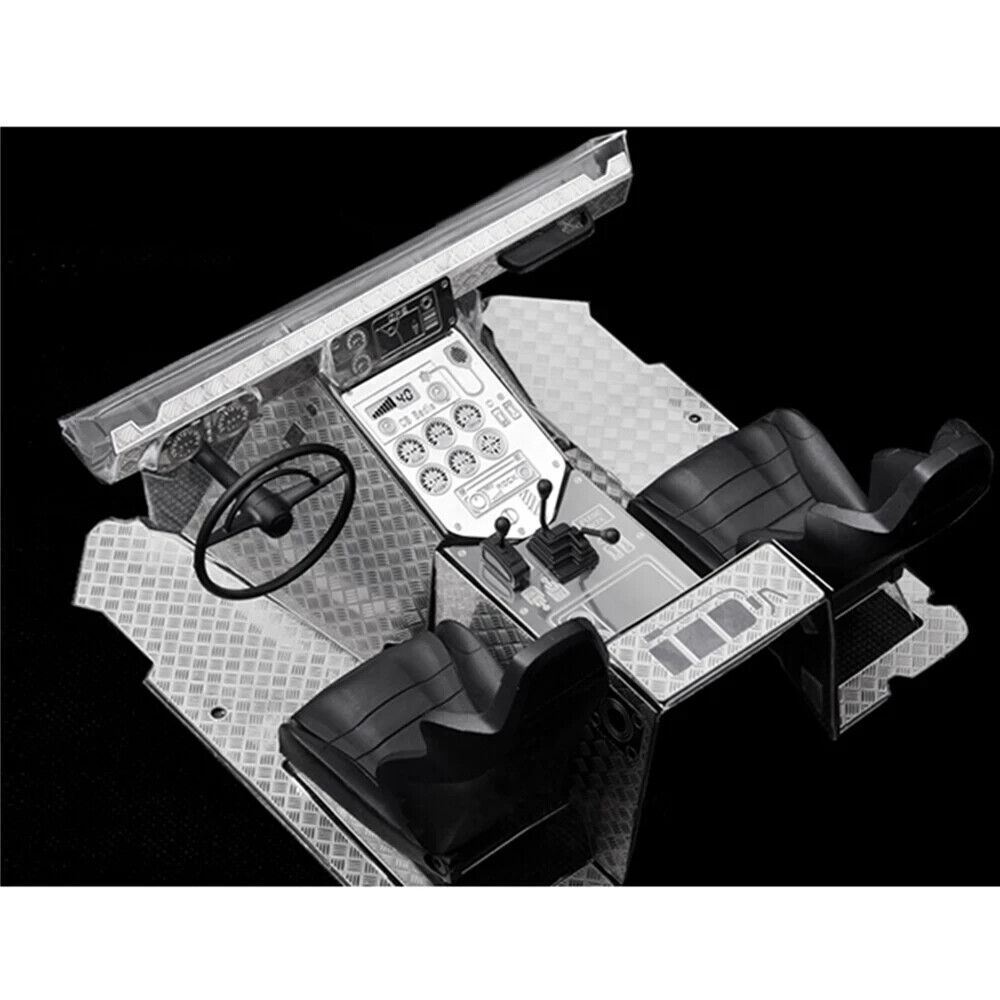 RC Car Parts Specter Car Metal Dashboard Floor Guard Plate AXIAL WRAITH 9001 2PC - Image 6