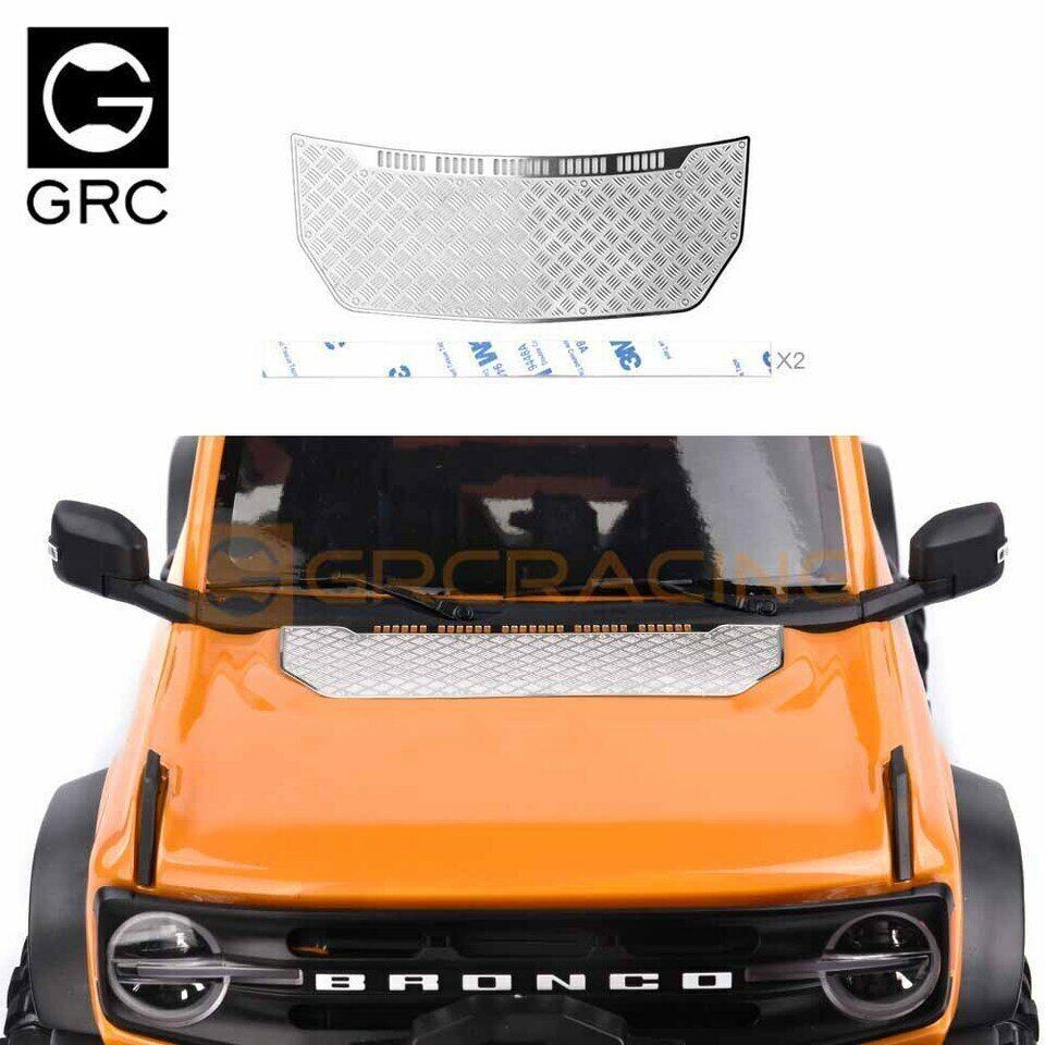 Traxxas Trx4 92076-4 Bronco middle Stainless Steel Hood Decorative Sheet - Image 5