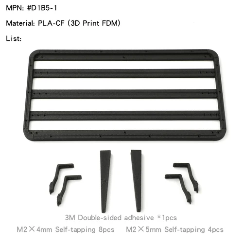 Multifunctional Roof Platform 3D Printed for RD110 2D Pickup - Image 3