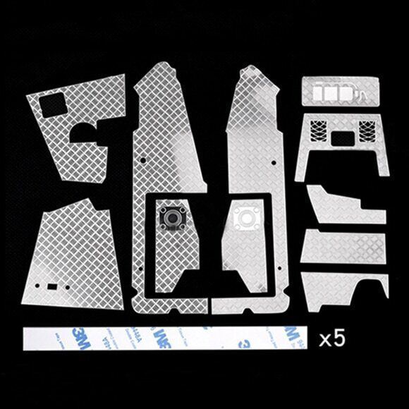 RC Car Parts Specter Car Metal Dashboard Floor Guard Plate AXIAL WRAITH 9001 2PC - Image 9