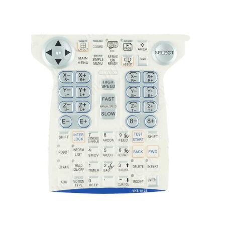 YKS-012E Yaskawa DX100 Teach Pendant JZRCR-YPP01-1 TCG057VGLBA-G00 Keyboard Film