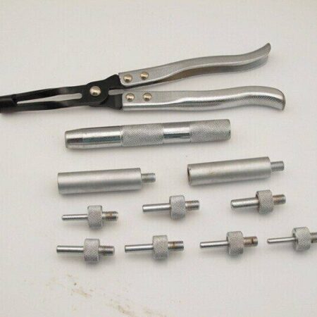 11PC Valve Stem Seal Seating Remover Tool Installer Oil Plier Car Garage Set Kit