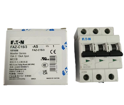 1PC NEW Eaton Moeller FAZ-C15/3 high breaking 3P15A miniature circuit breaker