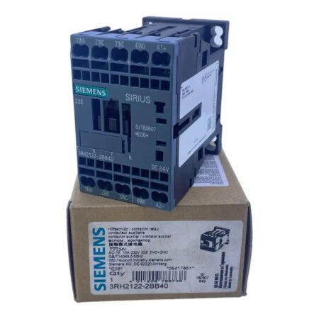 1PCS SIEMENS 3RH2131-2BB40 Contactor 24V AC-15: 10A 230V 31E 3NO +1NC