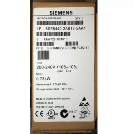 1pc New For Siemens 6SE6 440-2AB17-5AA1 6SE6440-2AB17-5AA1
