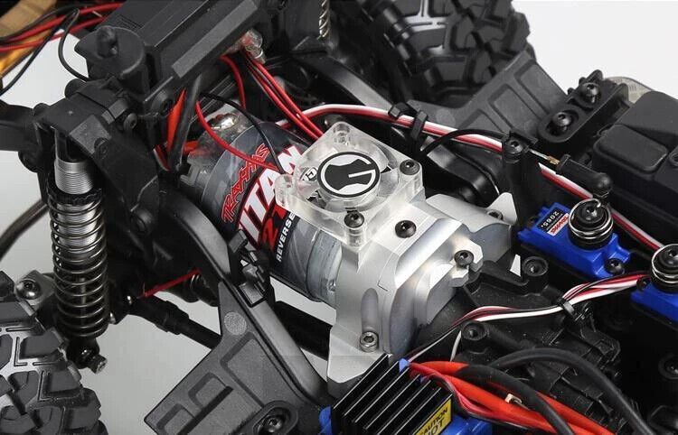 2 PCS Metal Motor Mount 1/10 Rc Crawler Trax Trx-4 Upgrade Motor Cooling Base - Image 7