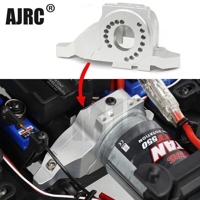 2 PCS Metal Motor Mount 1/10 Rc Crawler Trax Trx-4 Upgrade Motor Cooling Base