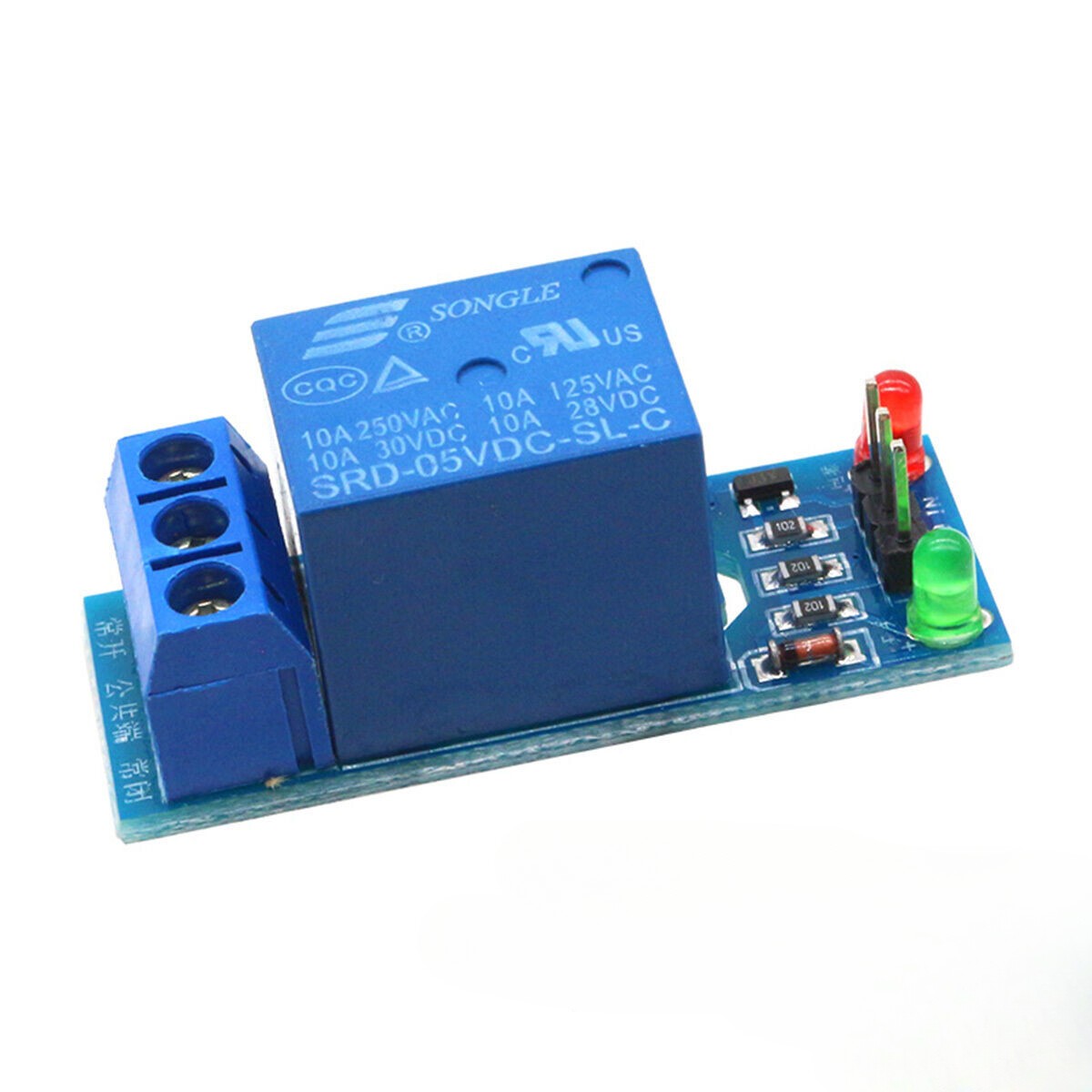 5V 1 Channel 250V/10A Relay Module Board Shield For PIC AVR DSP ARM MCU Arduino - Image 3