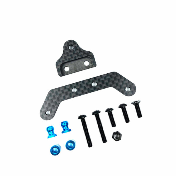 Carbon Fiber Rear Gearbox For RC Car TAMIYA XV01 Fixing Frame Update Parts