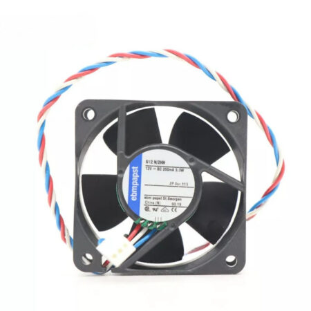 Ebmpapst 612N/2HH Axial Fan DC 12V 3W 60*60*25mm 250mA Inveter Cooling Fan 3pin